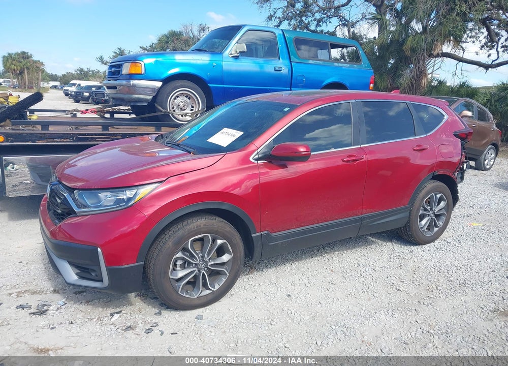2022 HONDA CR-V AWD EX-L VIN: 7FARW2H83NE054983