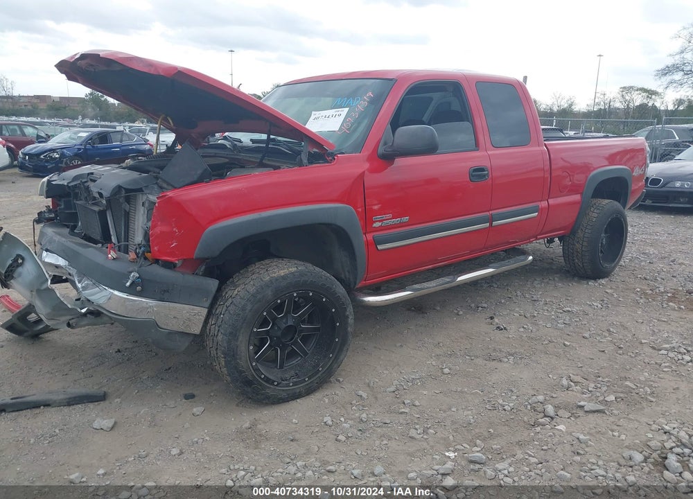 2004 CHEVROLET SILVERADO K2500 HEAVY DUTY VIN: 1GCHK29244E313784