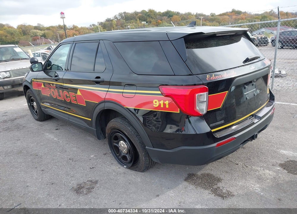 2020 FORD POLICE INTERCEPTOR UTILITY VIN: 1FM5K8AW4LGA95574