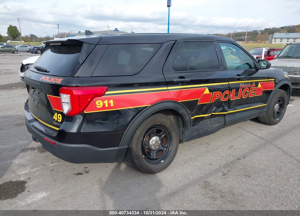 2020 FORD POLICE INTERCEPTOR UTILITY VIN: 1FM5K8AW4LGA95574