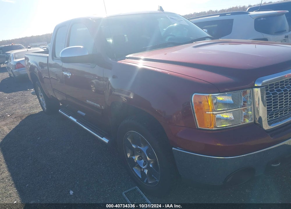 2009 GMC SIERRA 1500 SLE VIN: 1GTEK29J99Z264267
