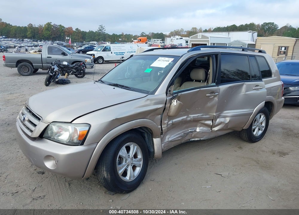 2004 TOYOTA HIGHLANDER VIN: JTEGD21AX40088479