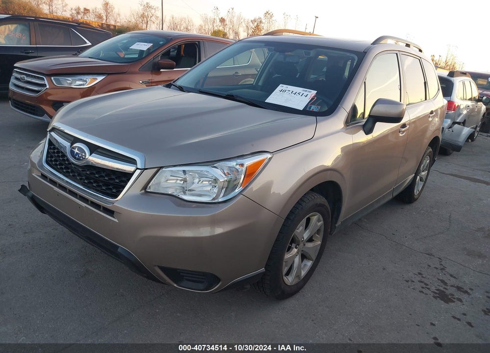 2015 SUBARU FORESTER 2.5I PREMIUM VIN: JF2SJAGC0FH574685