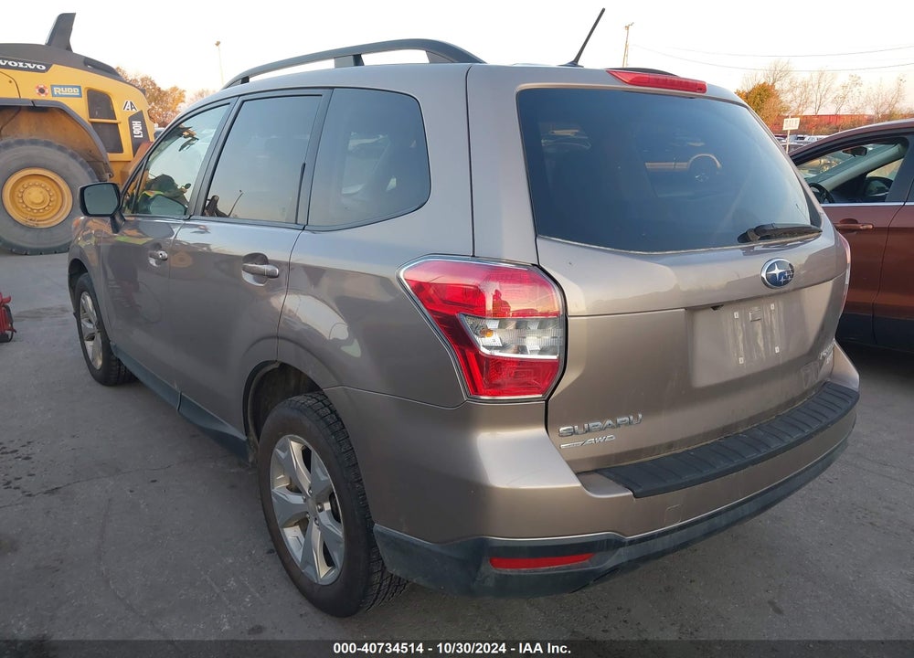 2015 SUBARU FORESTER 2.5I PREMIUM VIN: JF2SJAGC0FH574685
