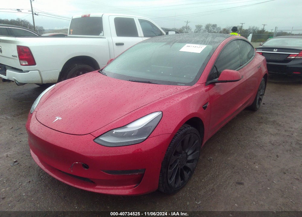 2022 TESLA MODEL 3 PERFORMANCE DUAL MOTOR ALL-WHEEL DRIVE VIN: 5YJ3E1EC6NF165731