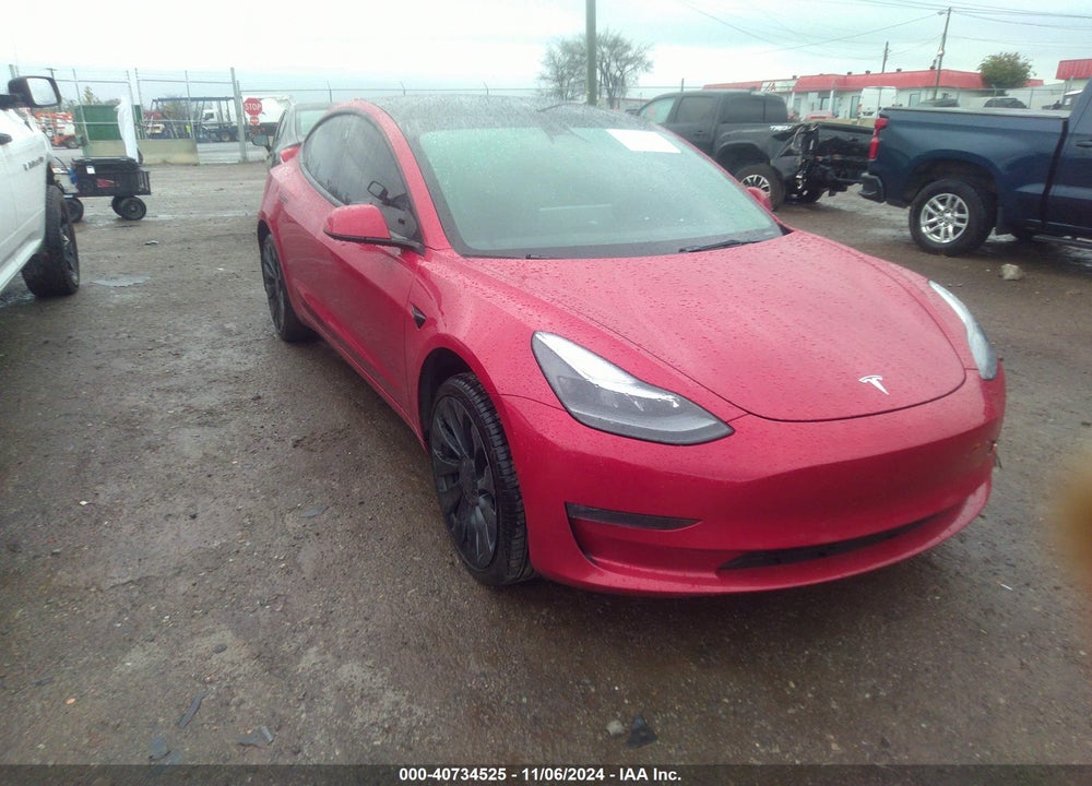 2022 TESLA MODEL 3 PERFORMANCE DUAL MOTOR ALL-WHEEL DRIVE VIN: 5YJ3E1EC6NF165731