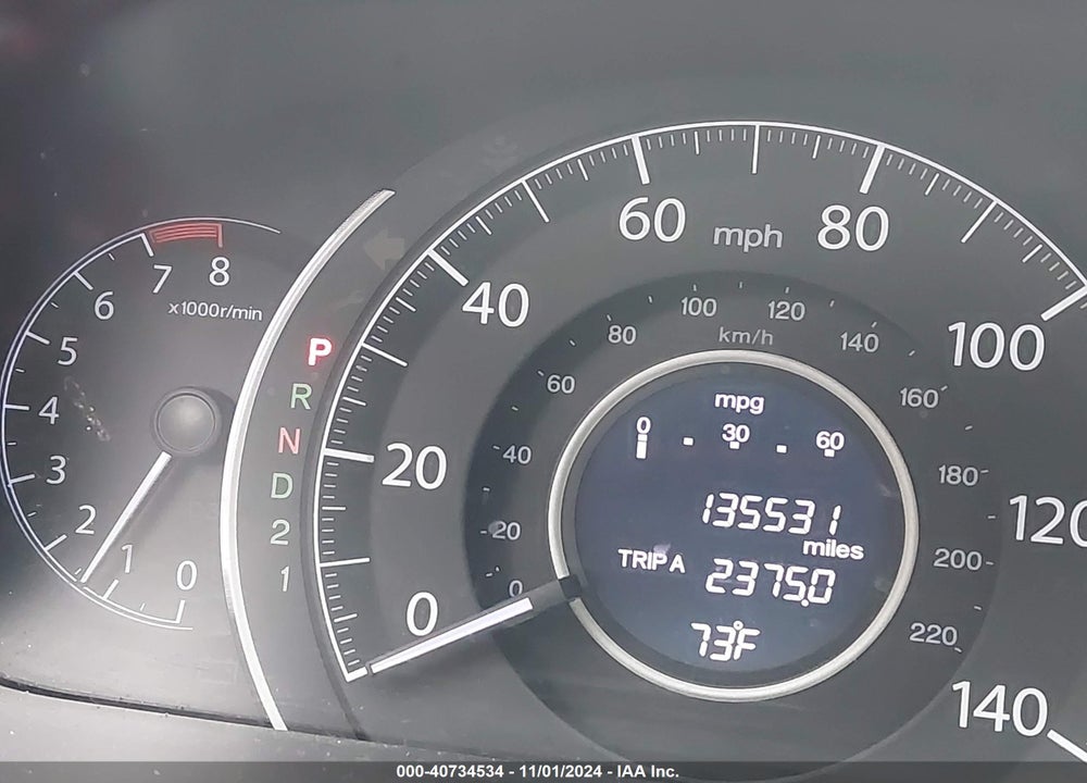 2013 HONDA CR-V EX VIN: 5J6RM4H55DL029690