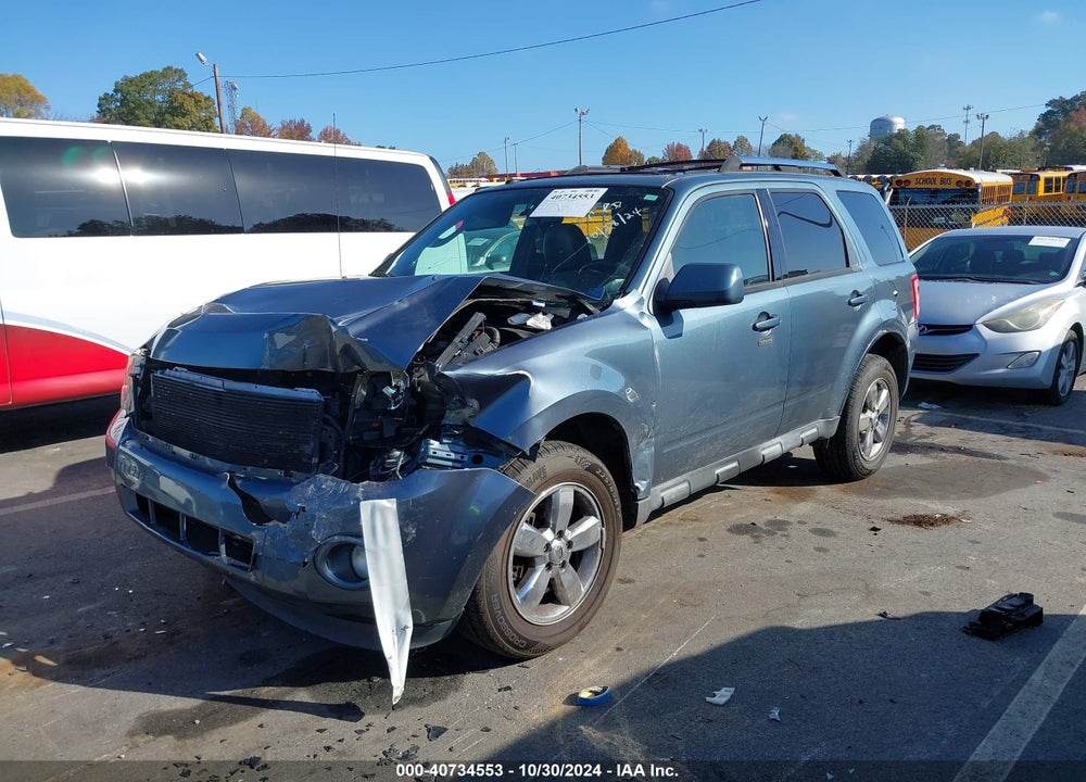 2012 FORD ESCAPE LIMITED VIN: 1FMCU0E7XCKB17404