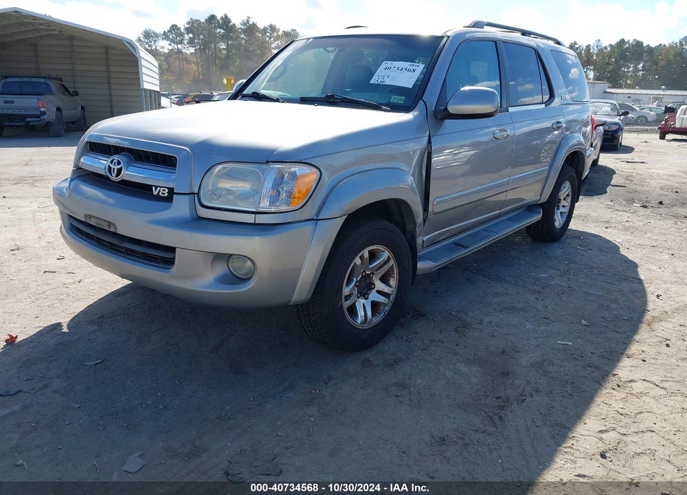 2005 TOYOTA SEQUOIA SR5 V8 VIN: 5TDBT44A25S241718