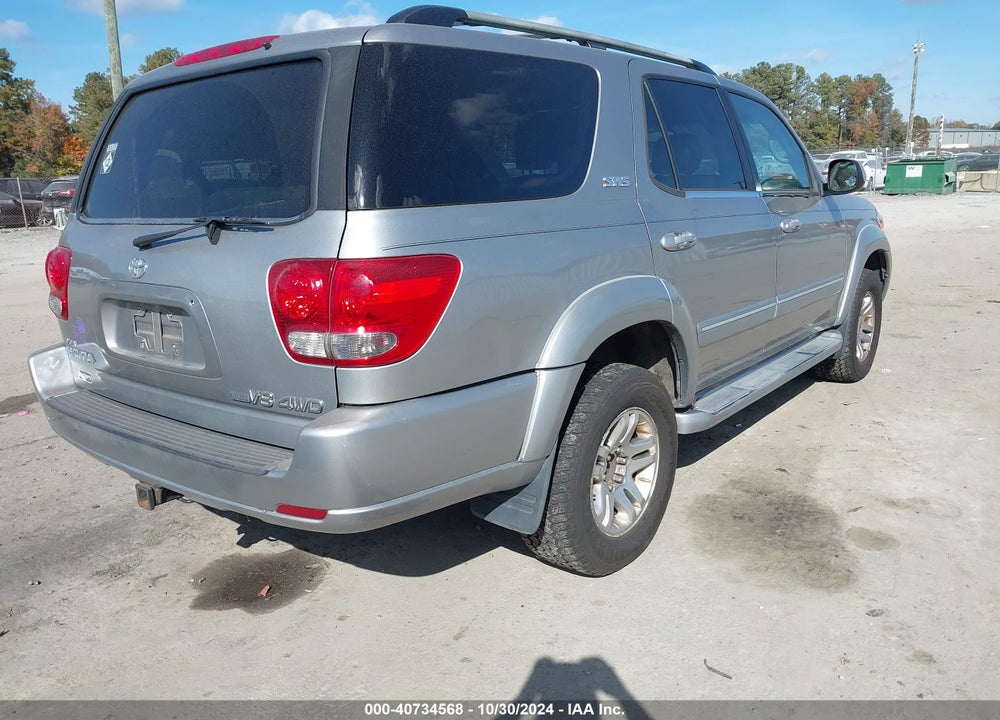 2005 TOYOTA SEQUOIA SR5 V8 VIN: 5TDBT44A25S241718