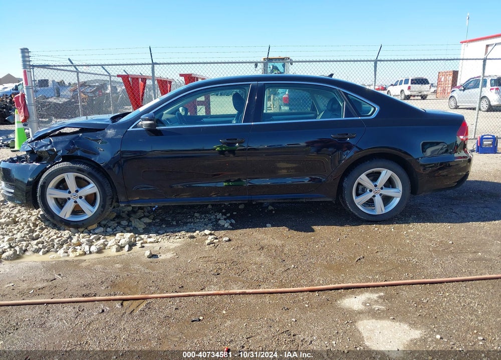 2013 VOLKSWAGEN PASSAT 2.0L TDI SE VIN: 1VWBN7A39DC070982