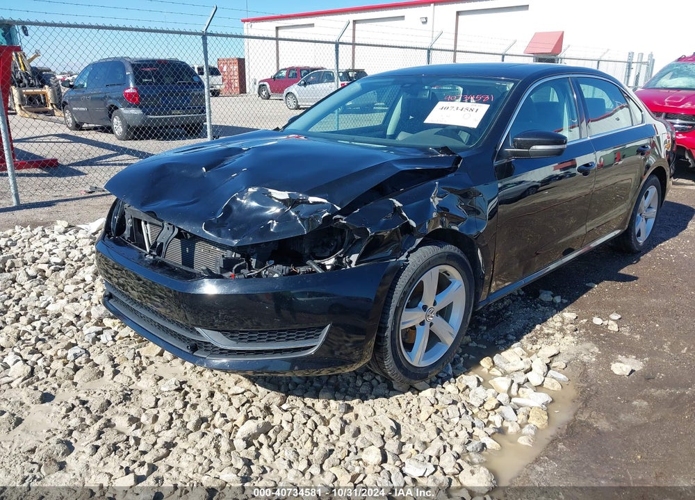 2013 VOLKSWAGEN PASSAT 2.0L TDI SE VIN: 1VWBN7A39DC070982
