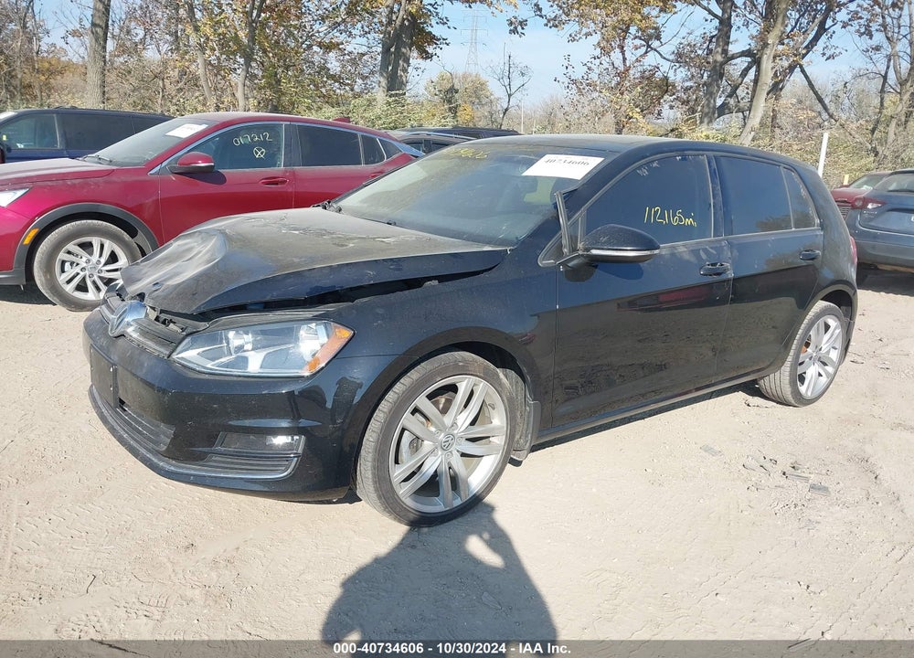 2015 VOLKSWAGEN GOLF TDI SEL 4-DOOR VIN: 3VWRA7AU9FM060697