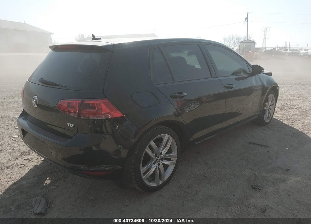 2015 VOLKSWAGEN GOLF TDI SEL 4-DOOR VIN: 3VWRA7AU9FM060697