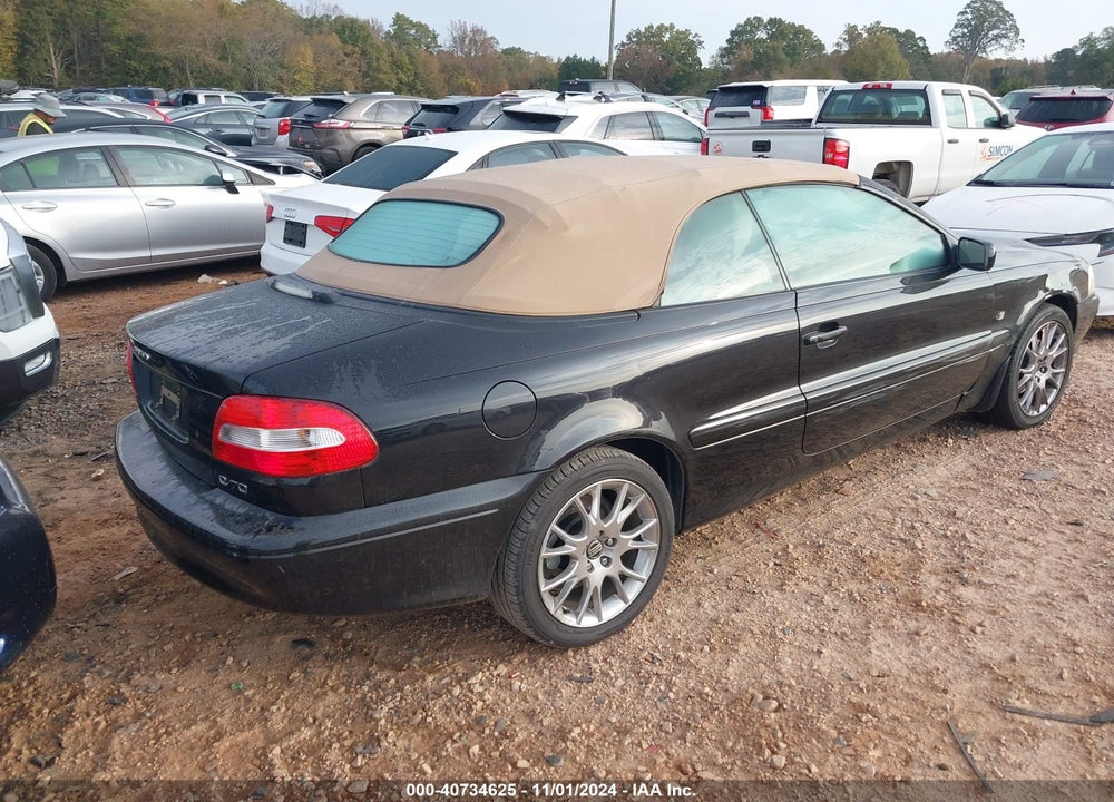2004 VOLVO C70 LT VIN: YV1NC63D64J063290