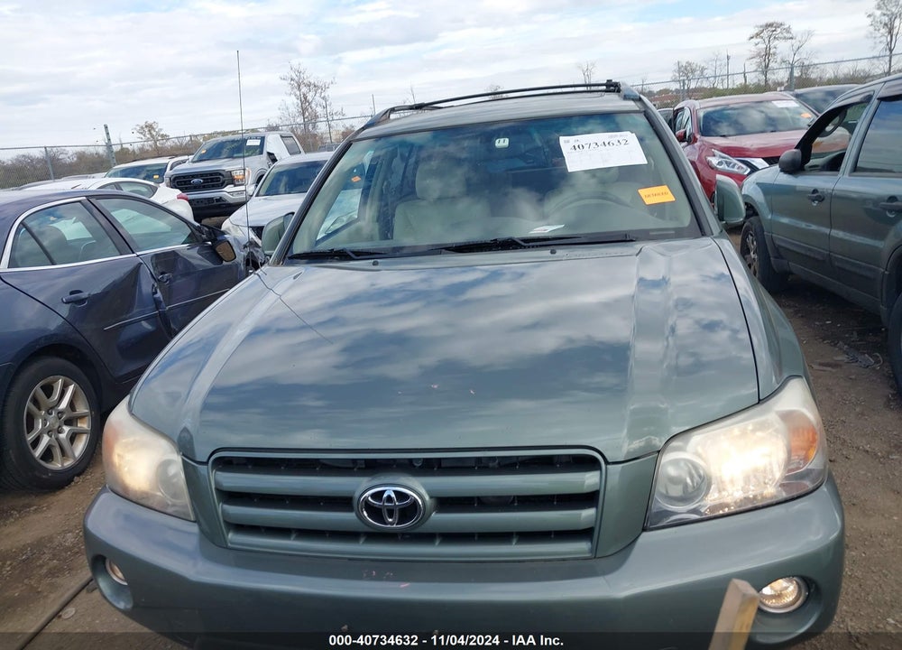 2007 TOYOTA HIGHLANDER V6 VIN: JTEDP21A070141317