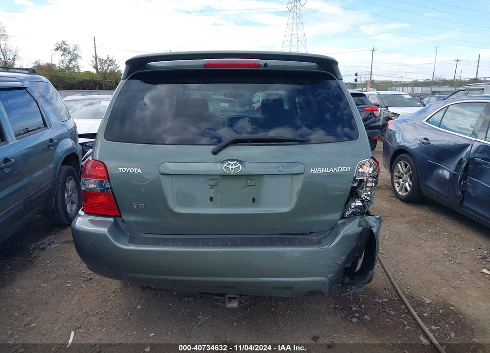 2007 TOYOTA HIGHLANDER V6 VIN: JTEDP21A070141317