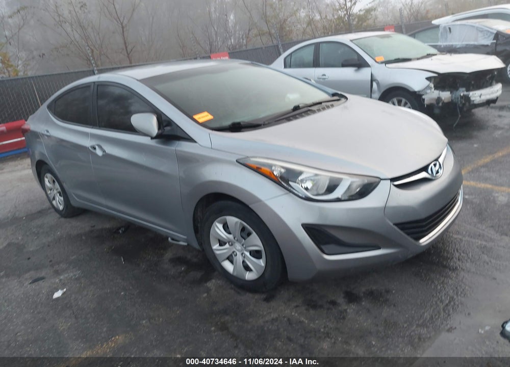 2016 HYUNDAI ELANTRA SE VIN: 5NPDH4AE9GH706554