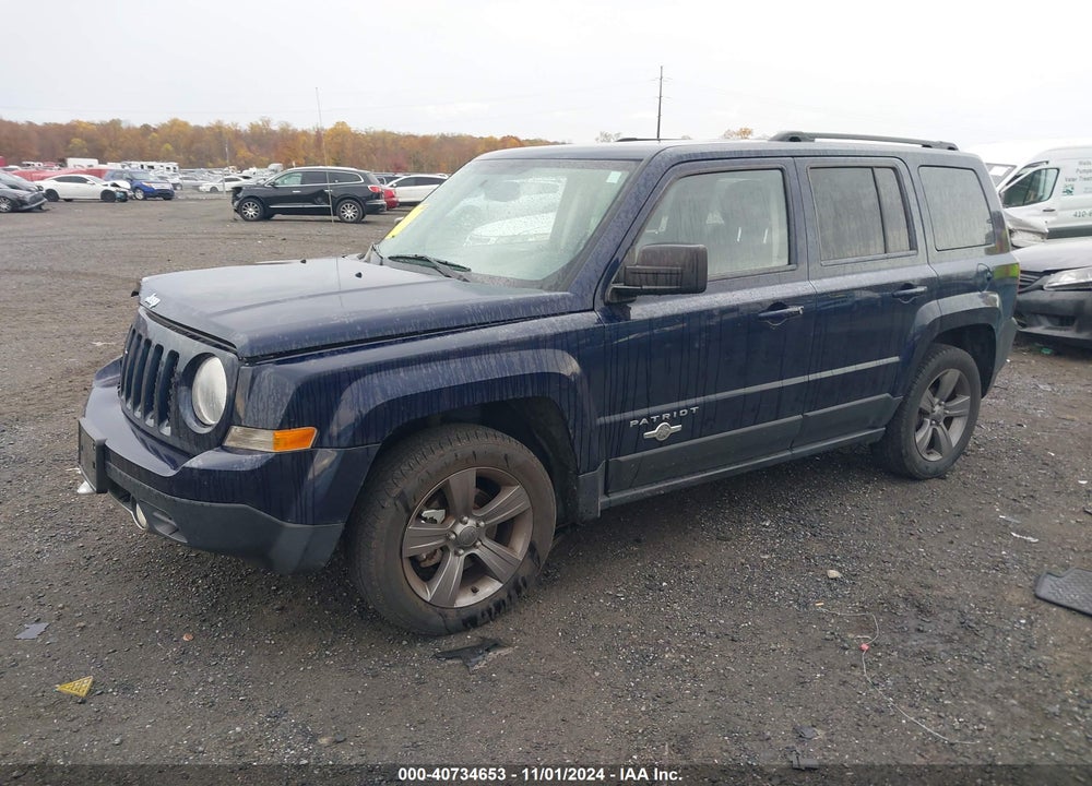 2014 JEEP PATRIOT LATITUDE VIN: 1C4NJPFB4ED624839