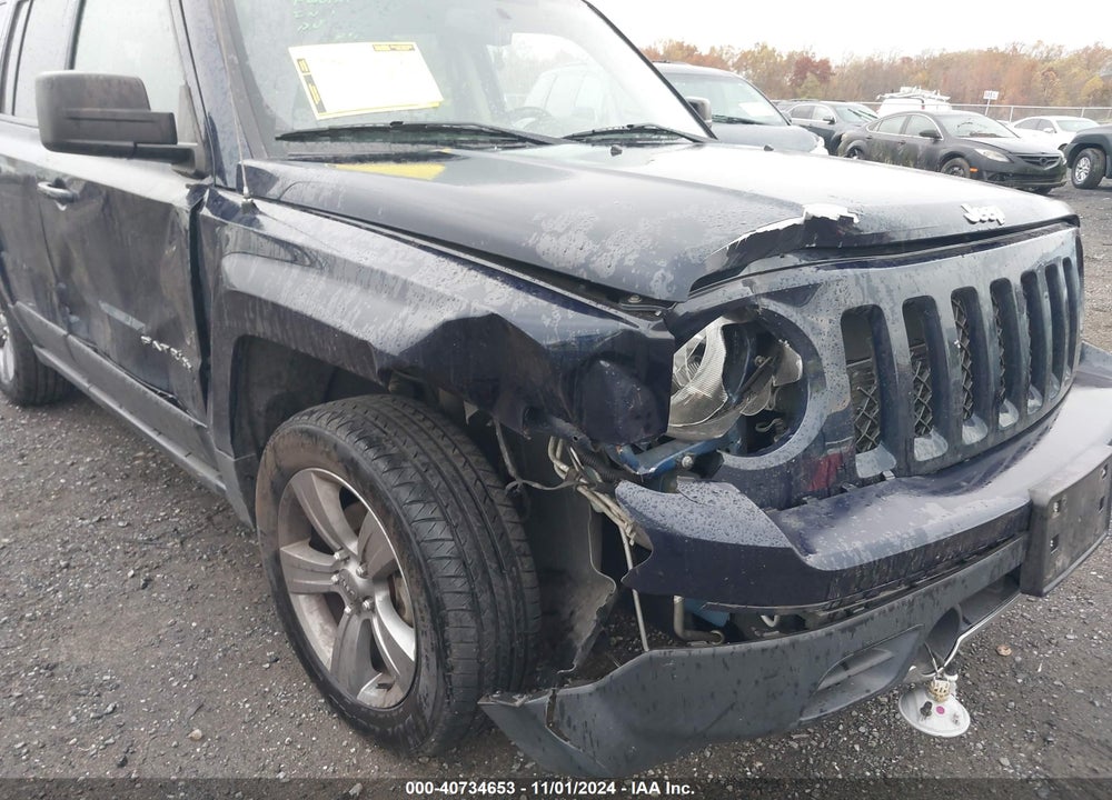 2014 JEEP PATRIOT LATITUDE VIN: 1C4NJPFB4ED624839