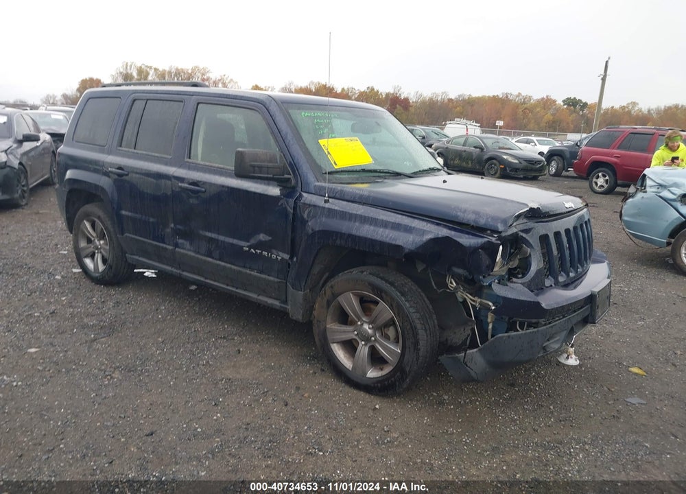 2014 JEEP PATRIOT LATITUDE VIN: 1C4NJPFB4ED624839