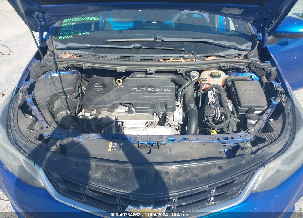 2017 CHEVROLET CRUZE VIN: 3G1BE6SM2HS592530