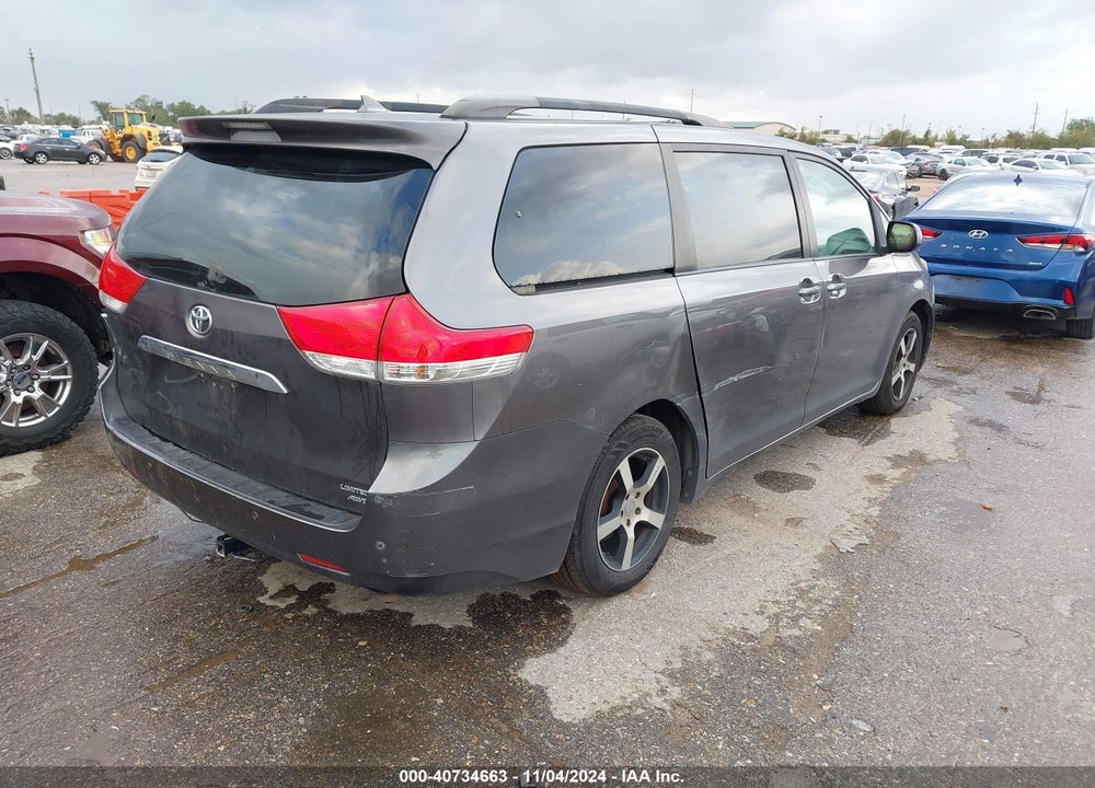 2011 TOYOTA SIENNA LIMITED VIN: 5TDDK3DC7BS002409