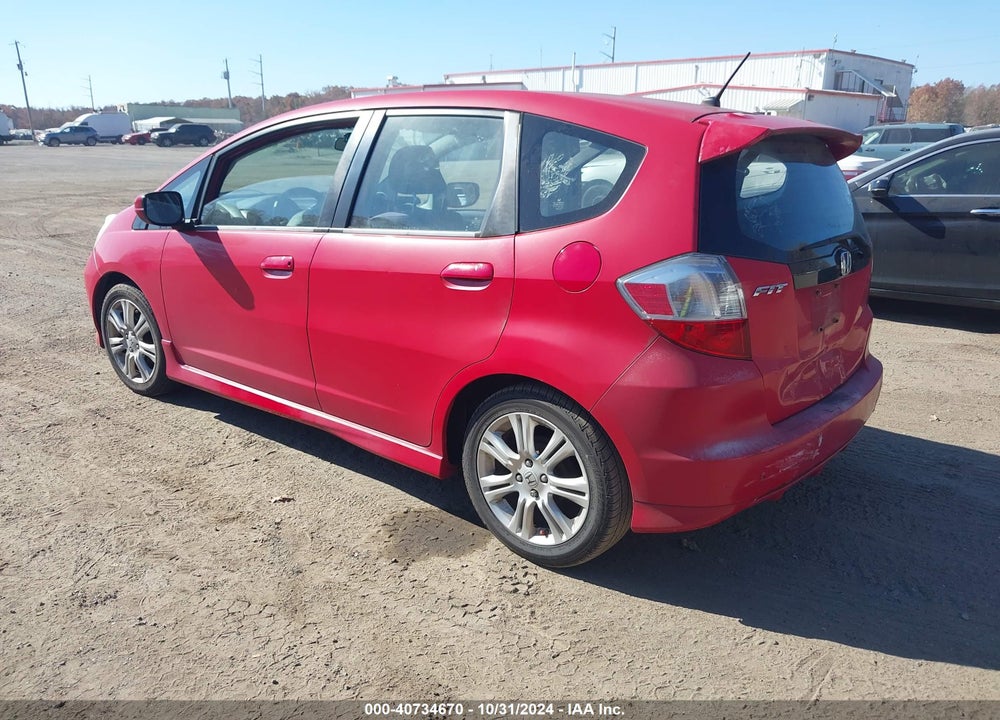 2010 HONDA FIT SPORT VIN: JHMGE8G41AC040500