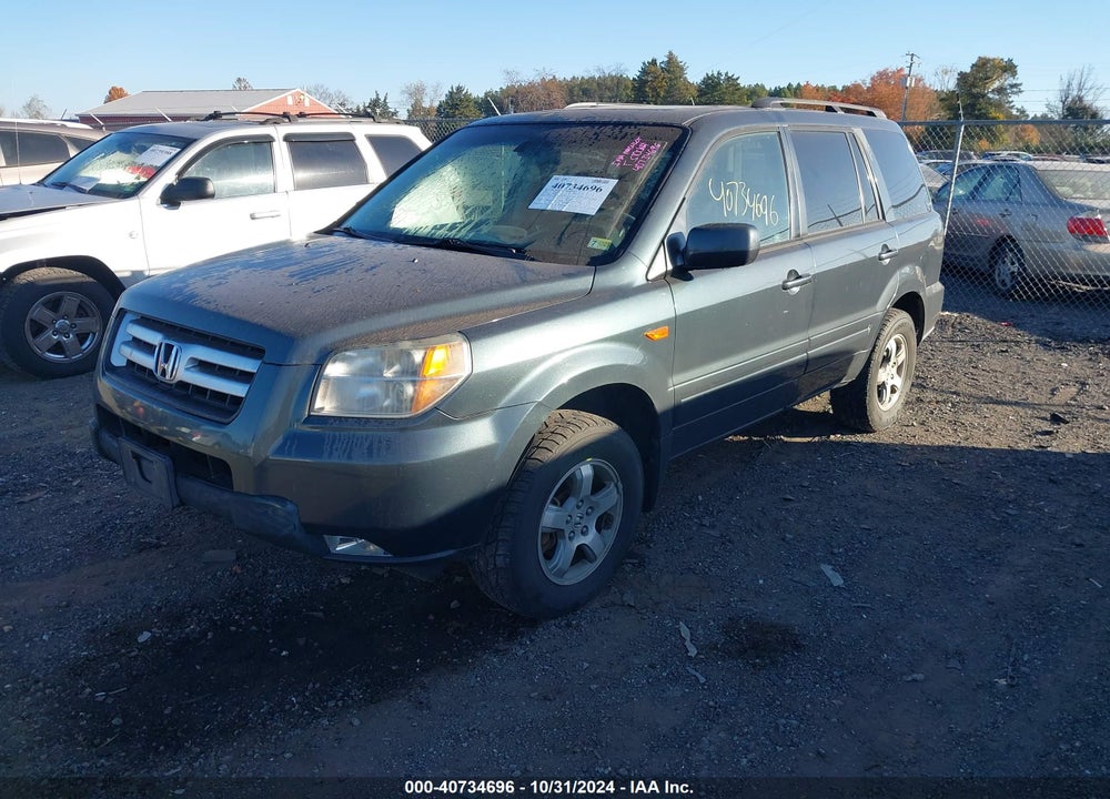 2006 HONDA PILOT EX-L VIN: 5FNYF28586B010492