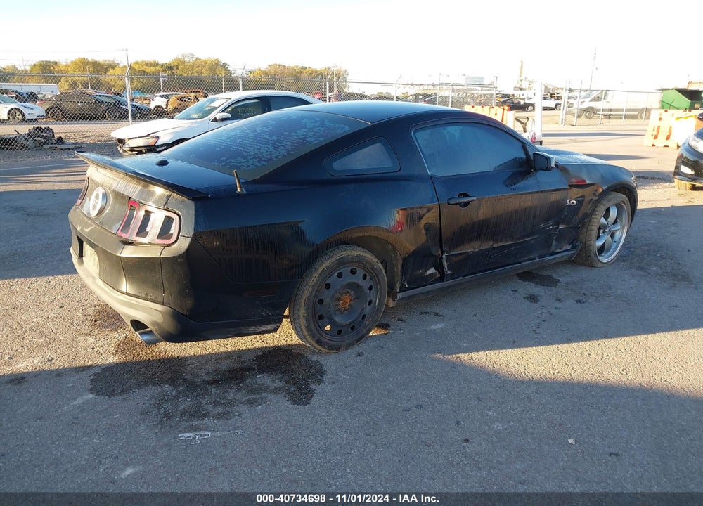 2011 FORD MUSTANG GT PREMIUM VIN: 1ZVBP8CF5B5124013