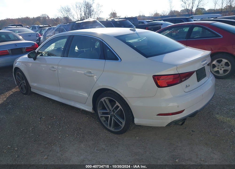 2018 AUDI A3 2.0T PREMIUM VIN: WAUJ8GFF8J1049960