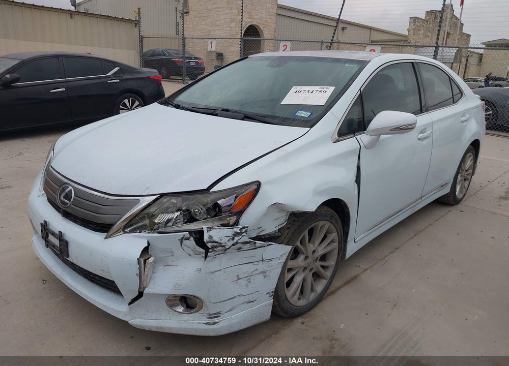 2010 LEXUS HS 250H PREMIUM VIN: JTHBB1BA7A2027070