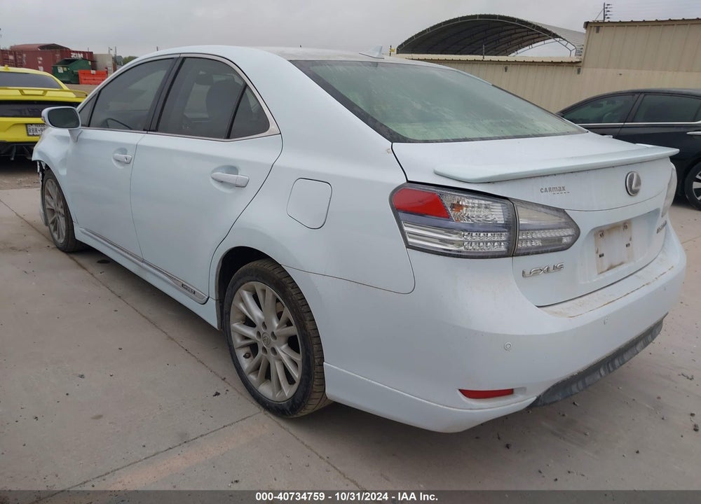 2010 LEXUS HS 250H PREMIUM VIN: JTHBB1BA7A2027070
