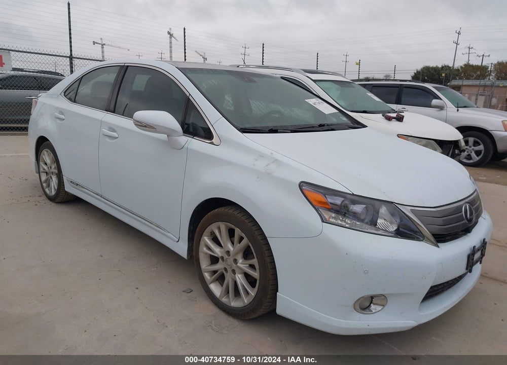 2010 LEXUS HS 250H PREMIUM VIN: JTHBB1BA7A2027070