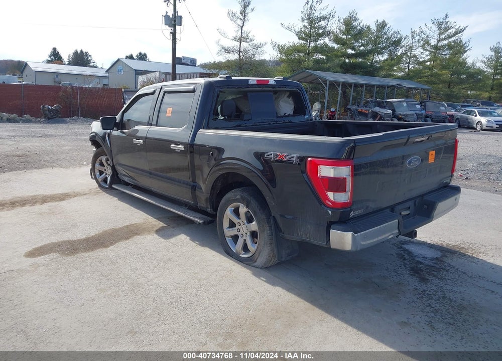 2021 FORD F-150 LARIAT VIN: 1FTFW1E85MFB29884