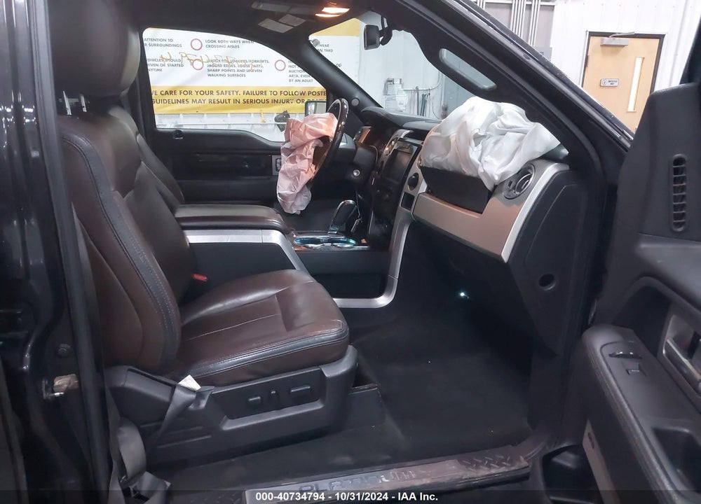 2012 FORD F-150 PLATINUM VIN: 1FTFW1ET2CFB55104