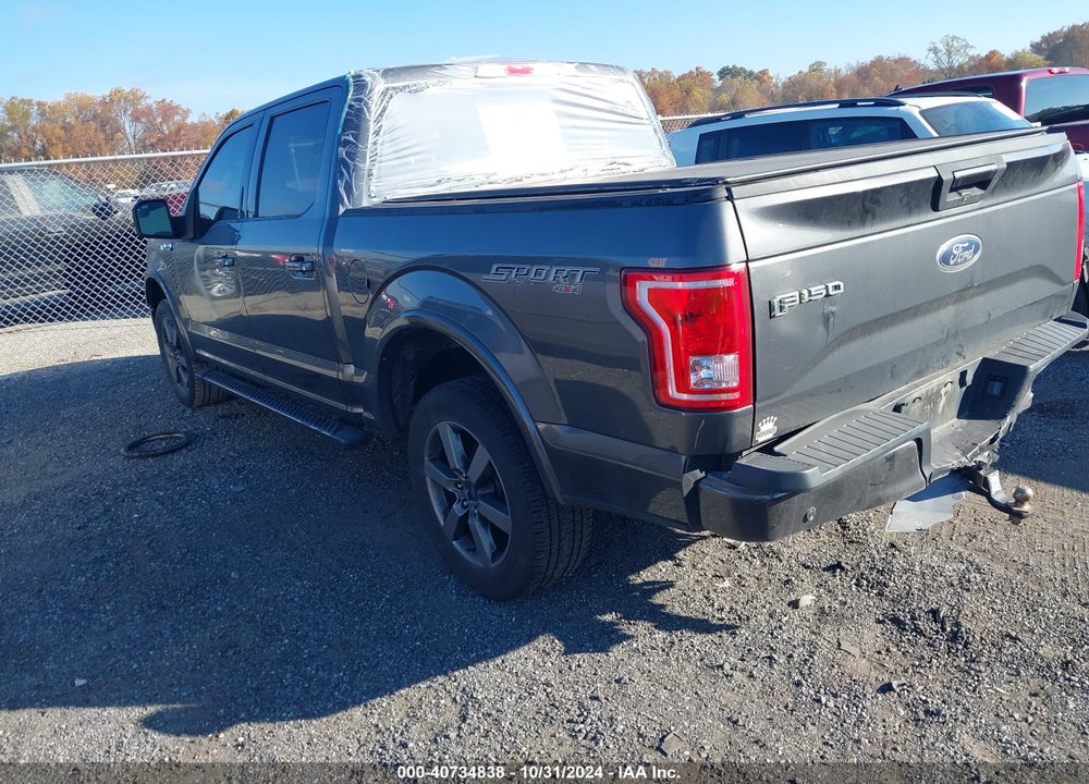 2016 FORD F-150 XLT VIN: 1FTEW1EG0GFA68810