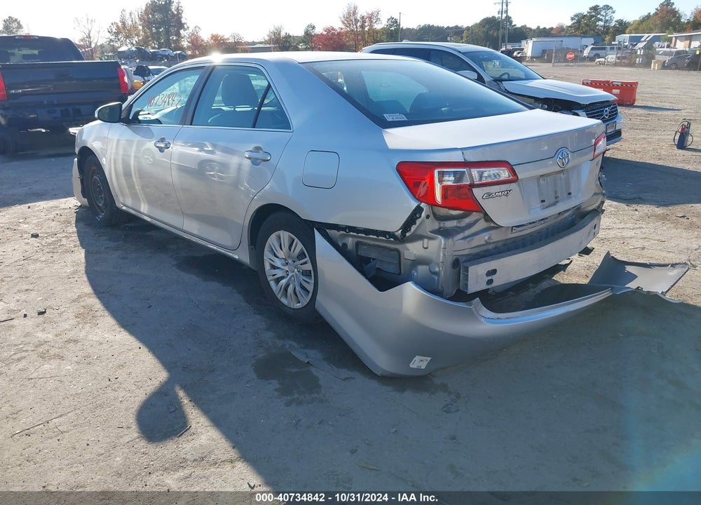2012 TOYOTA CAMRY LE VIN: 4T4BF1FK6CR244126