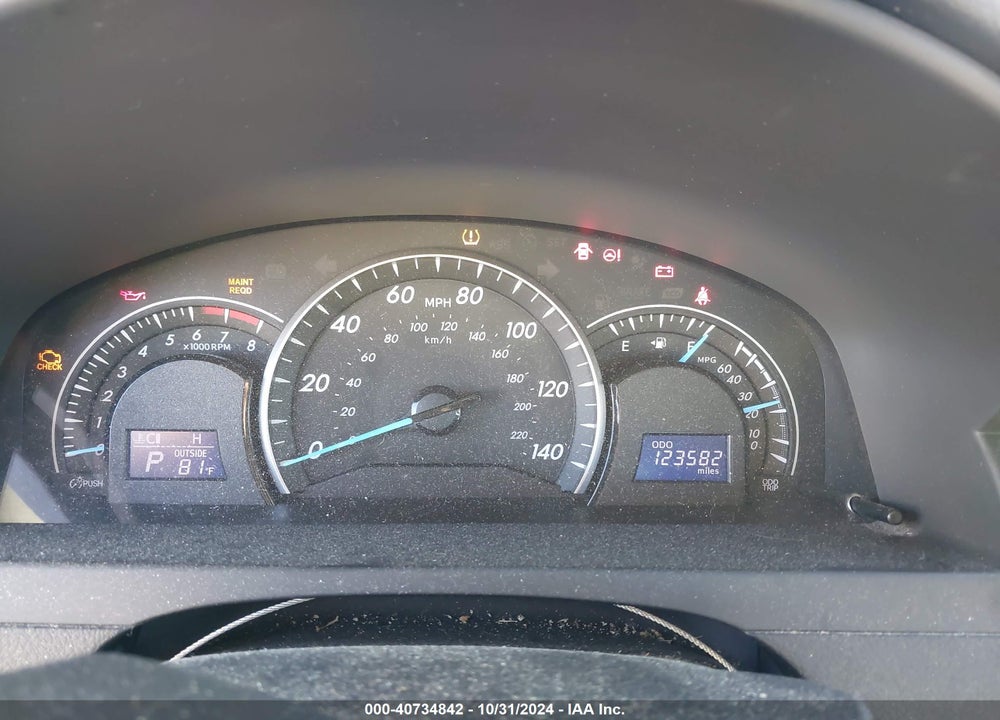 2012 TOYOTA CAMRY LE VIN: 4T4BF1FK6CR244126