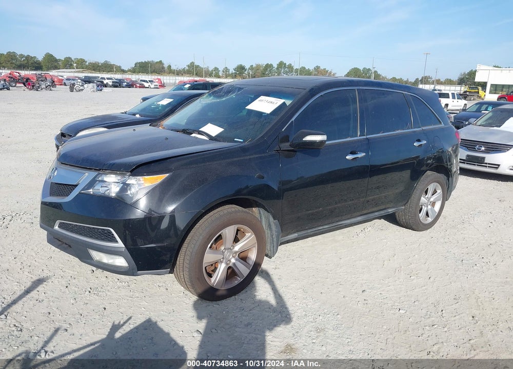 2010 ACURA MDX TECHNOLOGY PACKAGE VIN: 2HNYD2H62AH509333