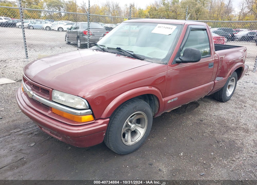 1998 CHEVROLET S-10 LS SPORTSIDE VIN: 1GCCS1441W8104890