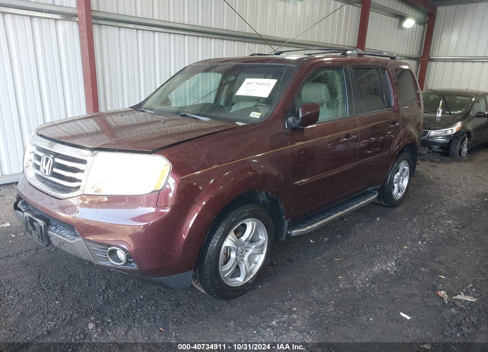 2013 HONDA PILOT EX-L VIN: 5FNYF3H57DB041123