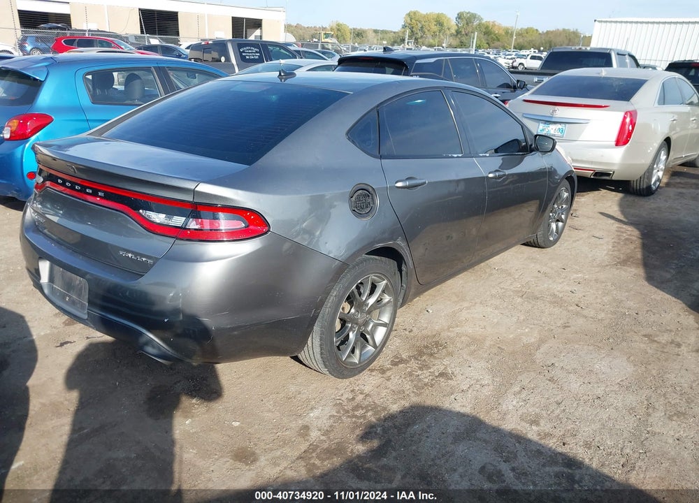 2013 DODGE DART SXT VIN: 1C3CDFBA4DD324582