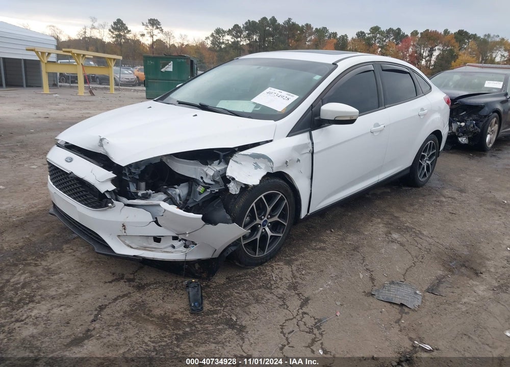 2018 FORD FOCUS SEL VIN: 1FADP3H2XJL299877