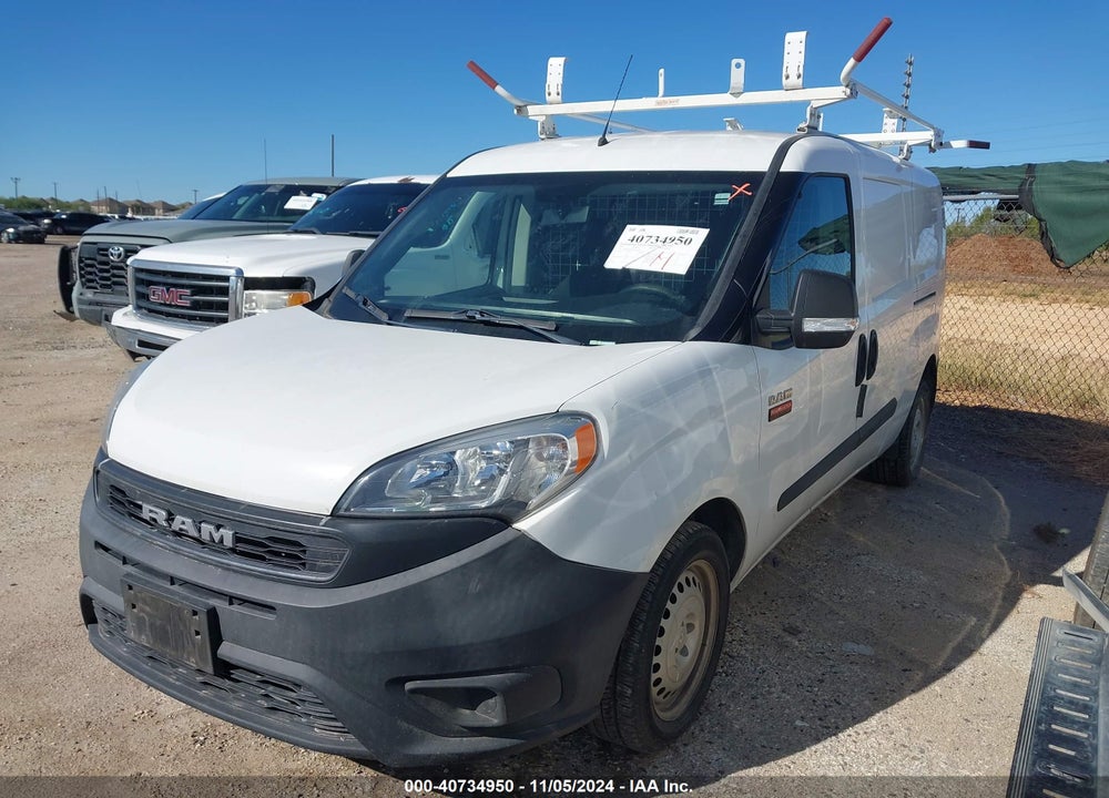2019 RAM PROMASTER CITY TRADESMAN VIN: ZFBHRFAB2K6N88336