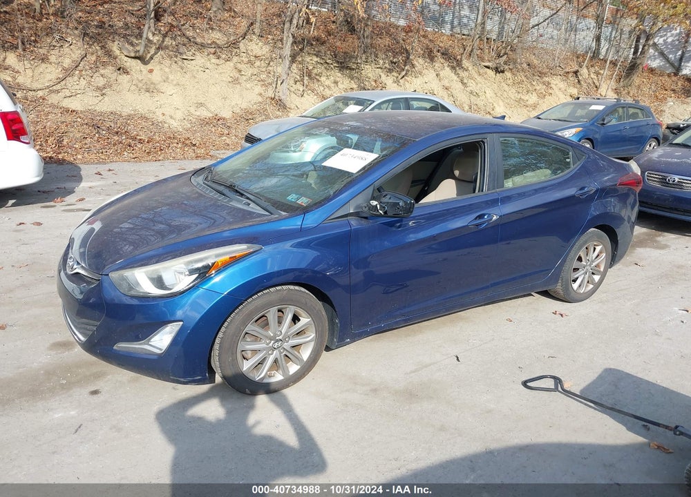 2016 HYUNDAI ELANTRA SE VIN: 5NPDH4AE8GH731168
