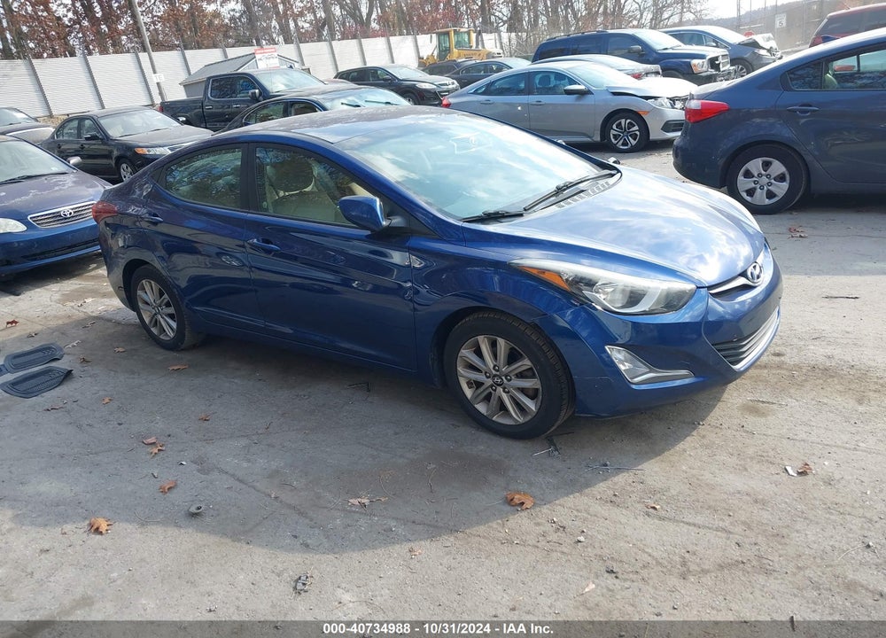2016 HYUNDAI ELANTRA SE VIN: 5NPDH4AE8GH731168