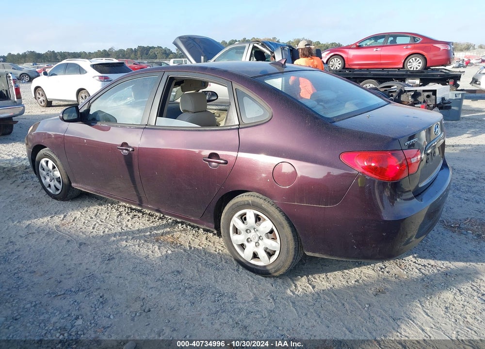 2009 HYUNDAI ELANTRA GLS VIN: KMHDU46D79U670685