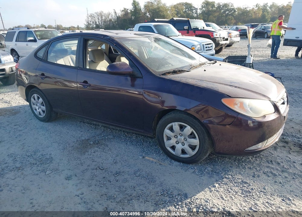 2009 HYUNDAI ELANTRA GLS VIN: KMHDU46D79U670685