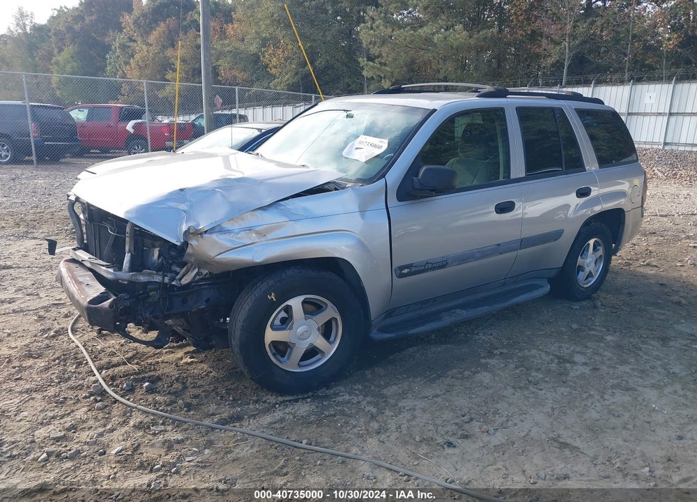 2004 CHEVROLET TRAILBLAZER LS VIN: 1GNDT13S642241381